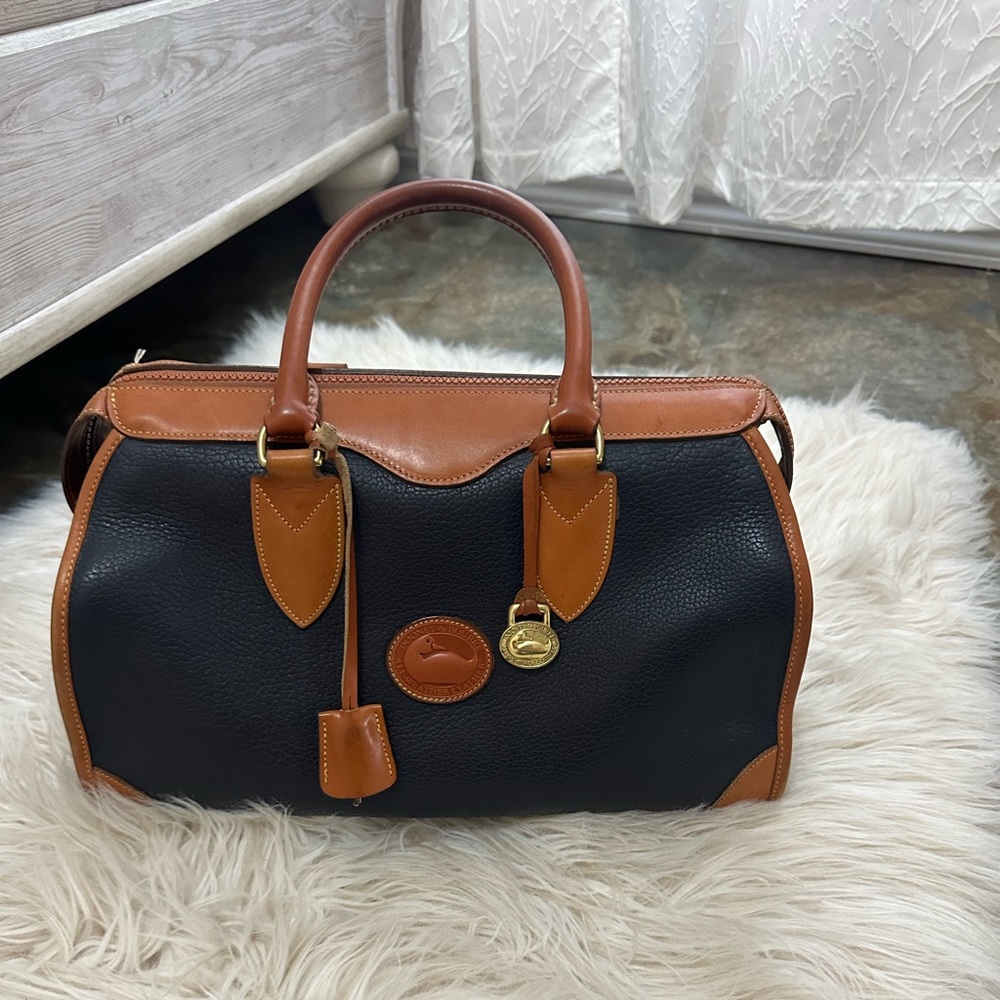 Vintage Dooney & Bourke Satchel Crossbody Purse